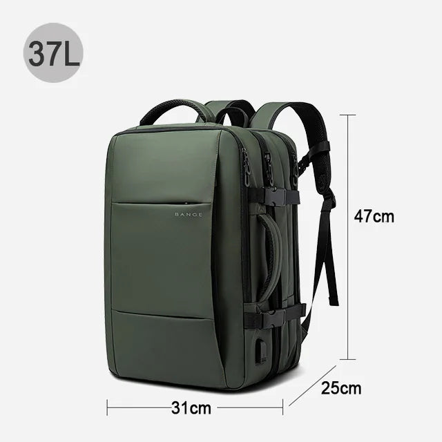 Men's Waterproof 17.3 in Laptop Backpack